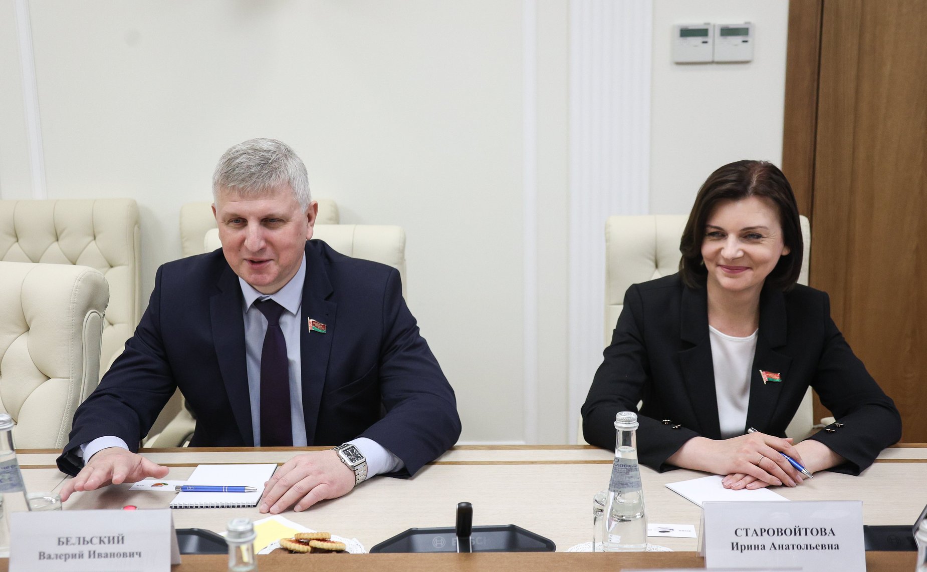 Константин Косачев провел встречу с заместителем Председателя Совета Республики Национального собрания Республики Беларусь Валерием Бельским