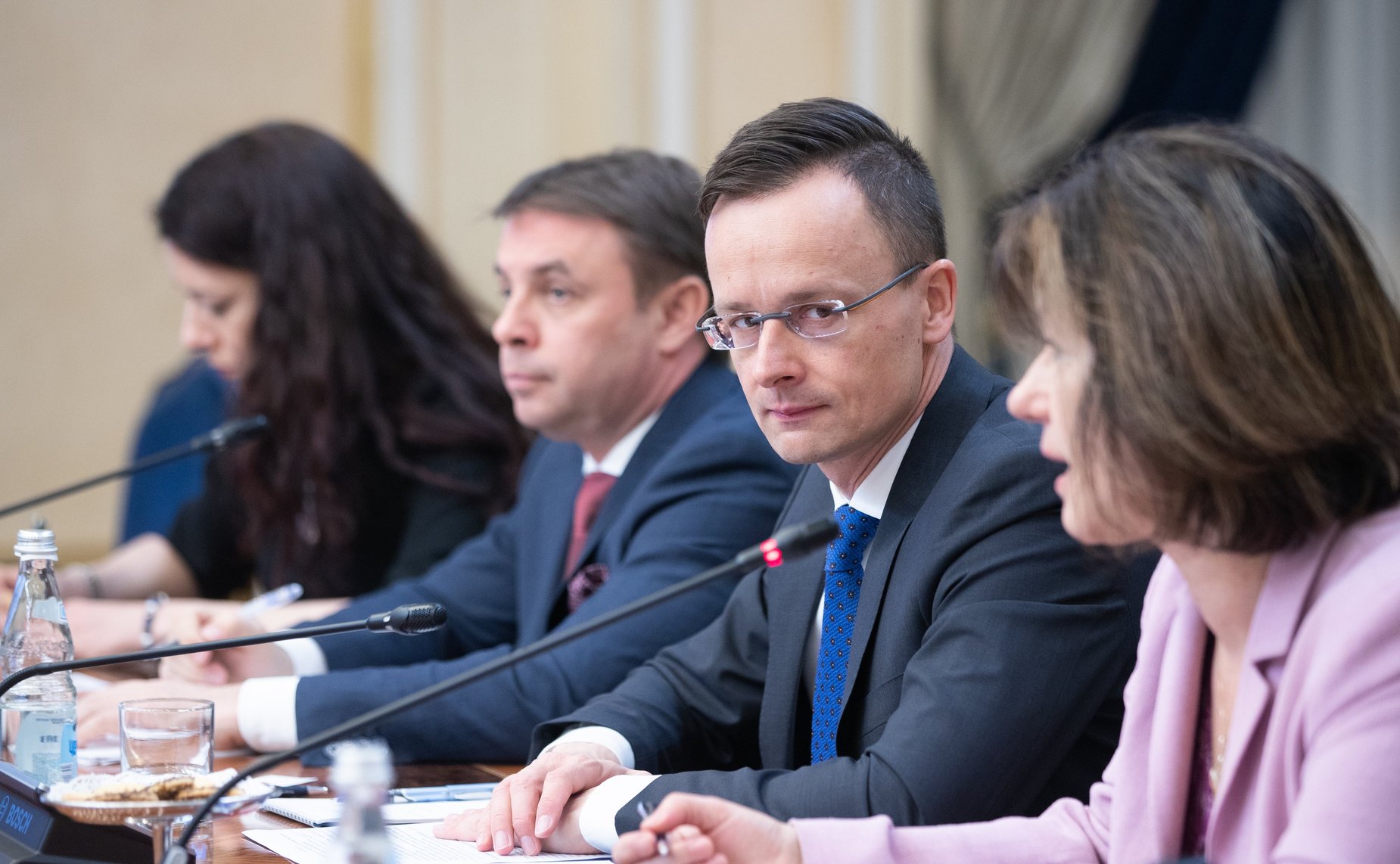 Встреча Николая Федорова с Министром внешнеэкономических связей и иностранных дел Венгрии Петером Сийярто