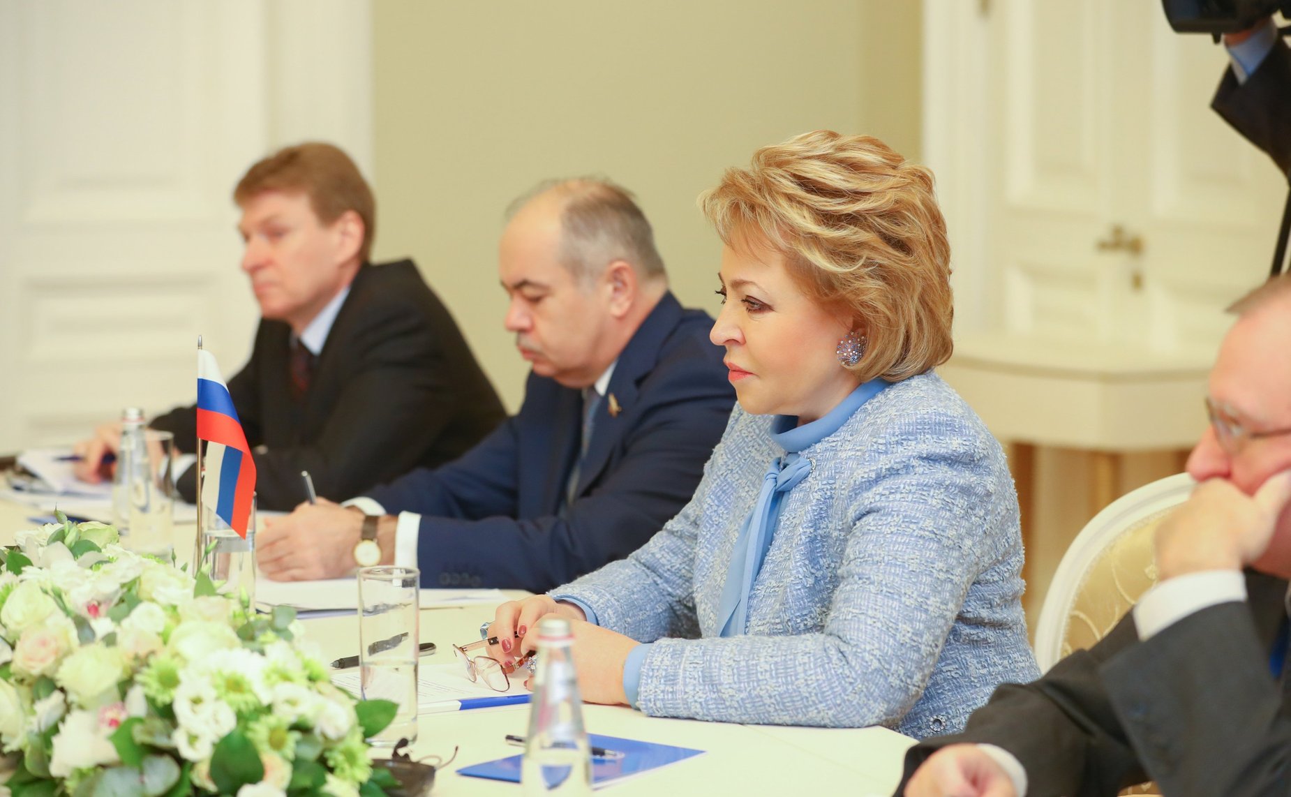 Встреча В. Матвиенко с Председателем Жогорку Кенеша (парламента) Кыргызской Республики Чыныбаем Турсунбековым