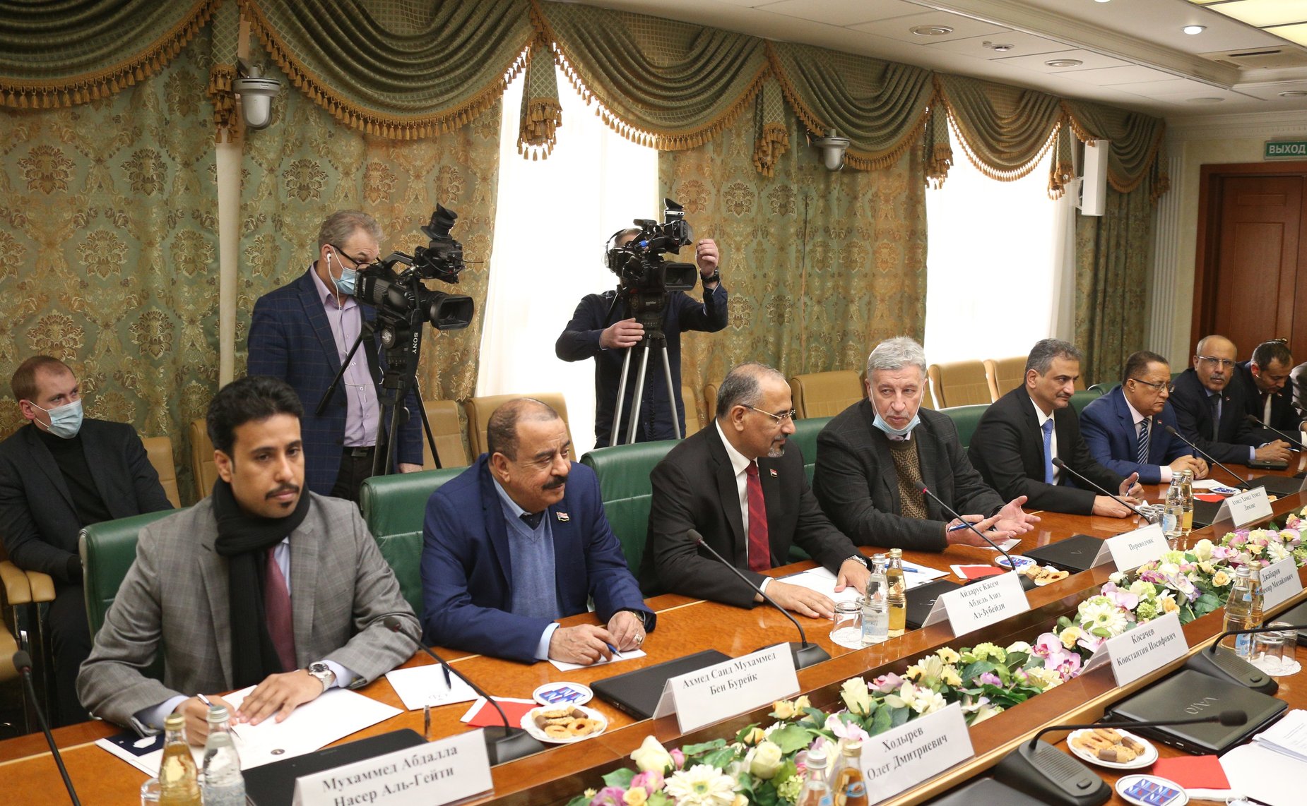 Встреча Константина Косачева с председателем йеменского Южного переходного совета А. Аз-Зубейди