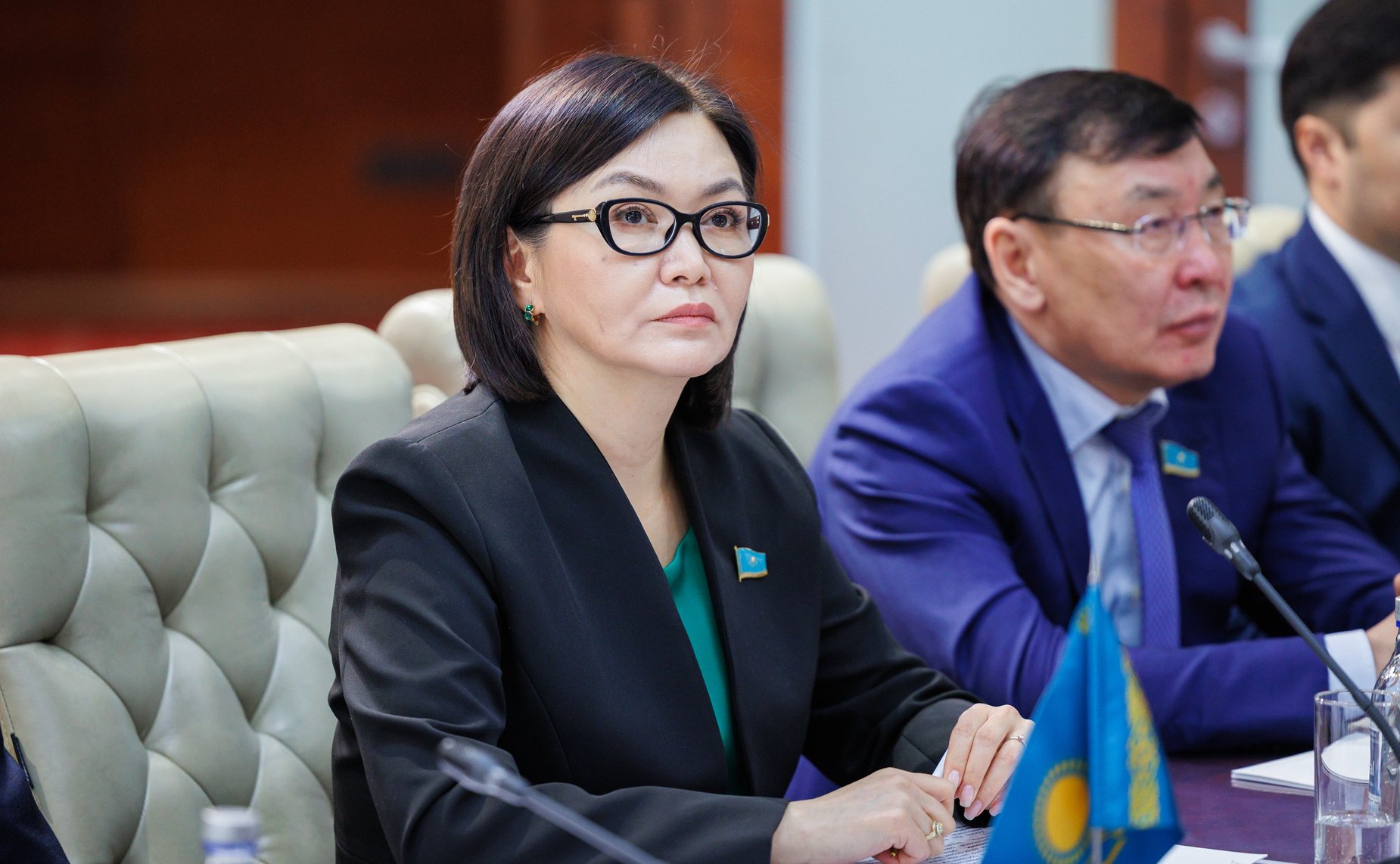 Заседание Комиссии по сотрудничеству между Советом Федерации и Сенатом Парламента Республики Казахстан