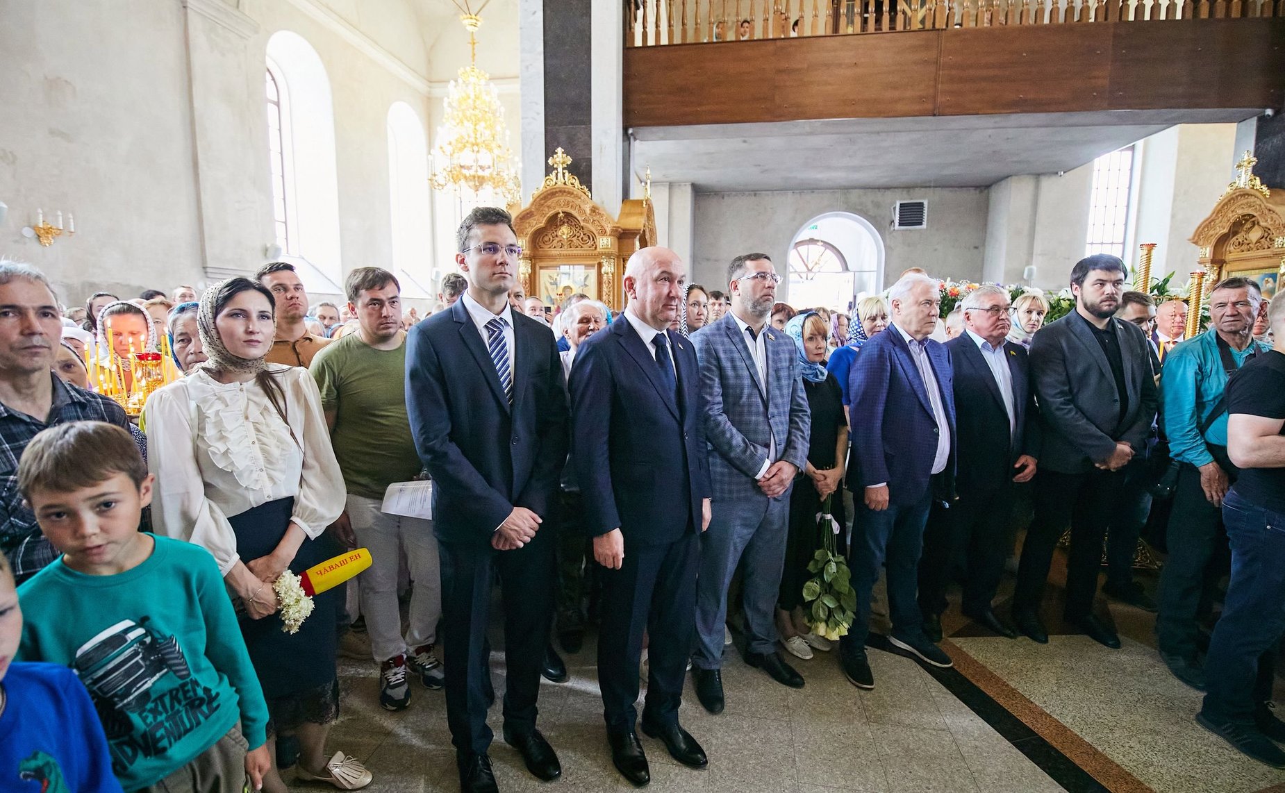 Николай Федоров принял участие в церемонии передачи списка чудотворной иконы Божией Матери «Млекопитательница» Тихвинскому Богородицкому женскому монастырю в Цивильске