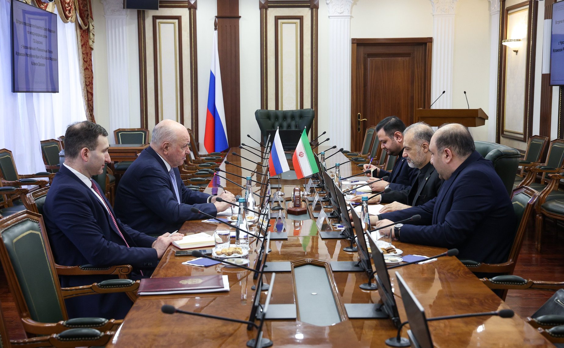 Встреча Григория Карасина с Чрезвычайным и Полномочным Послом Исламской Республики Иран в Российской Федерации