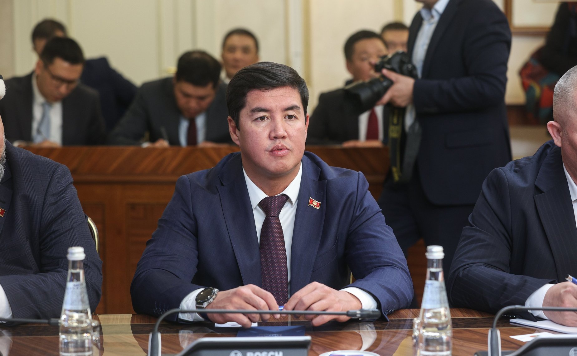 Валентина Матвиенко встретилась с Председателем Жогорку Кенеша Киргизской Республики Нурланбеком Шакиевым