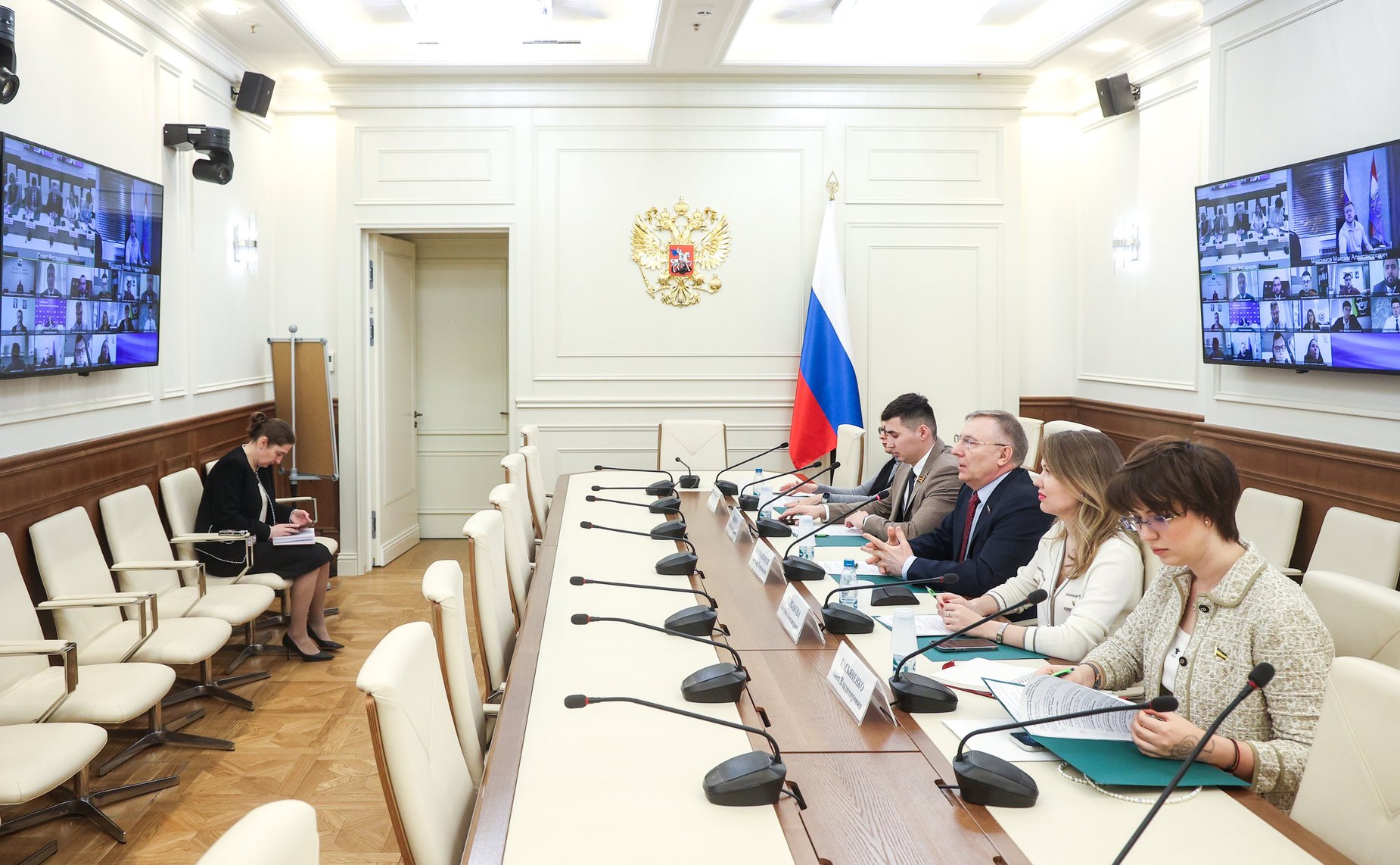 Рабочее заседание Совета Палаты молодых законодателей при Совете Федерации