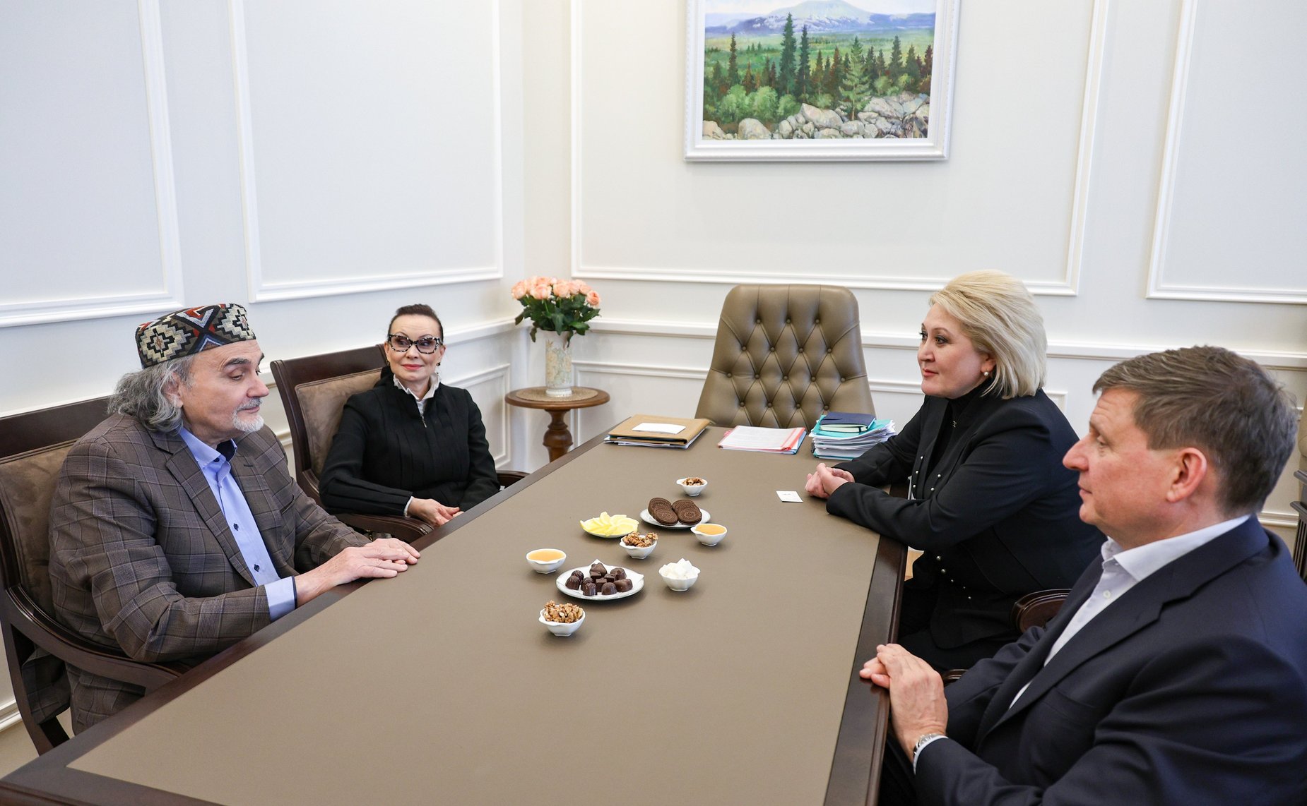 Встреча сенаторов РФ с театральными деятелями