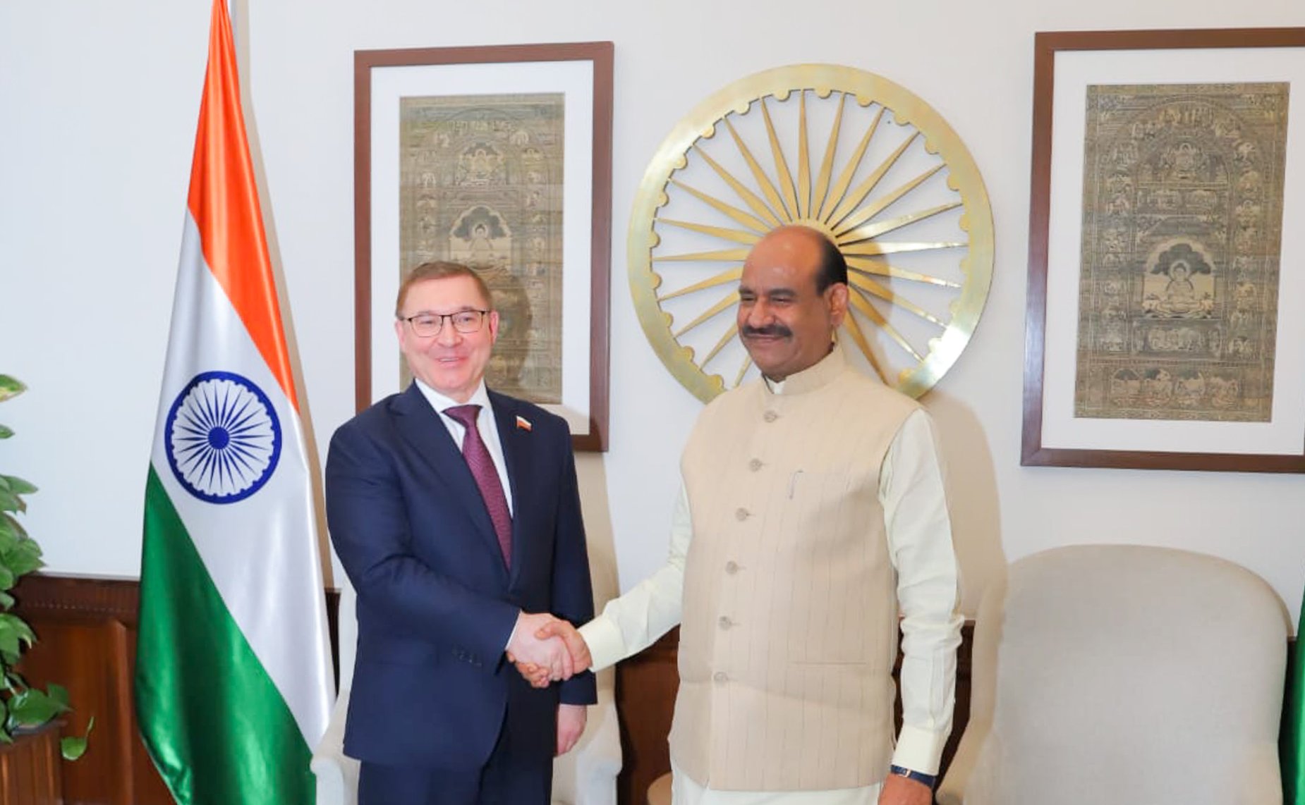 Первый заместитель Председателя Совета Федерации Владимир Якушев в рамках рабочего визита в Республику Индия провел ряд двусторонних встреч