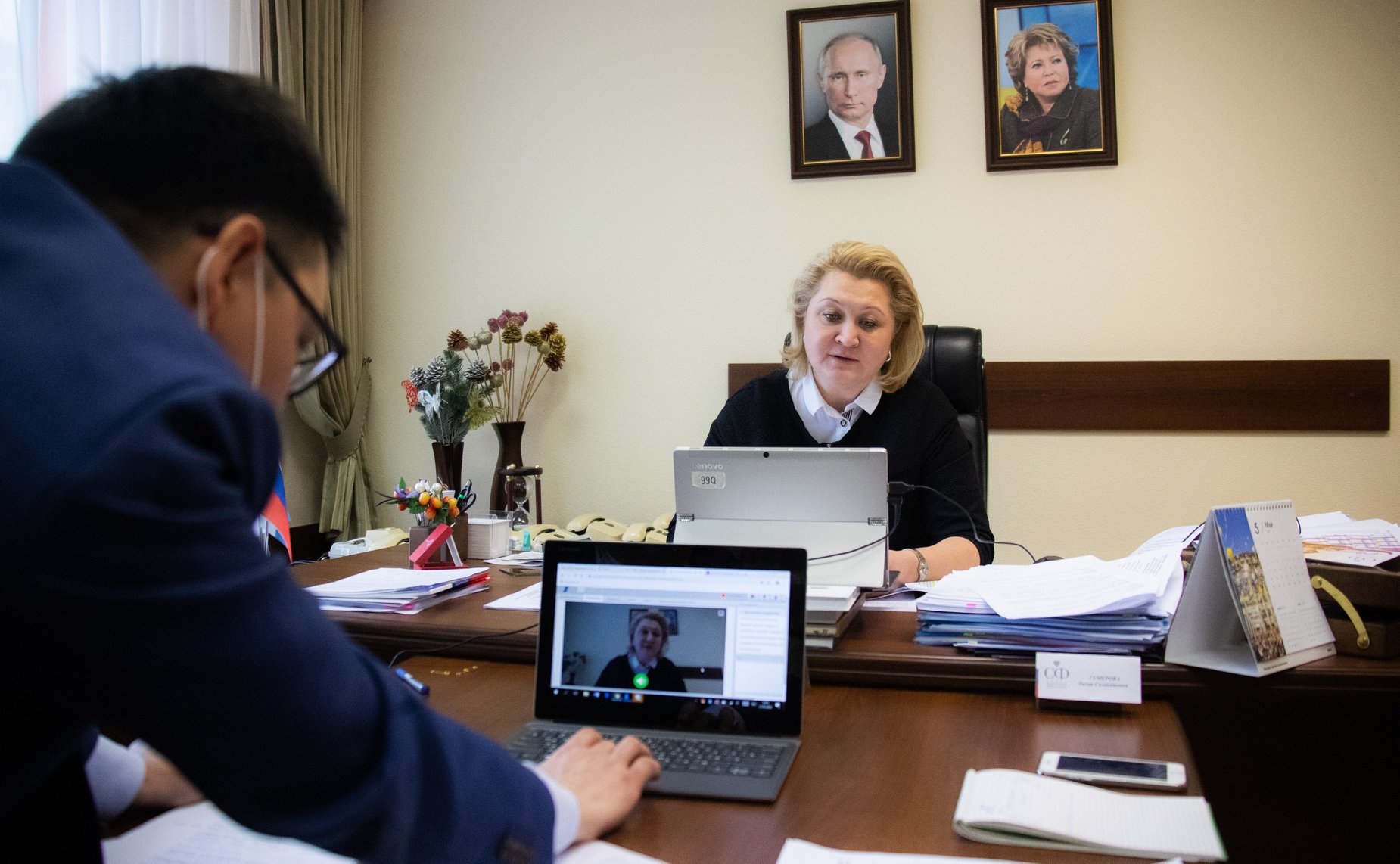 Л. Гумерова приняла участие в защите проектов финалистов XVII Всероссийского конкурса «Моя страна – моя Россия»