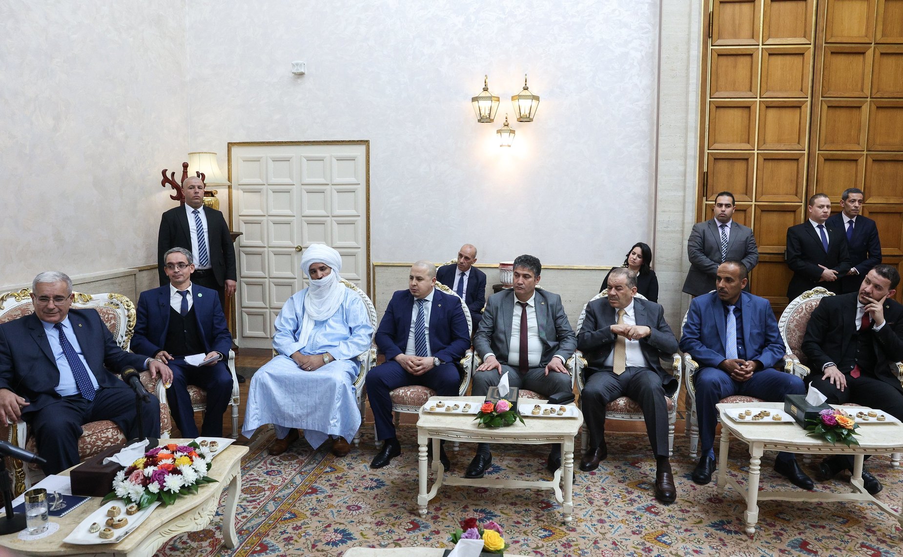 Встреча Председателя Совета Федерации Валентины Матвиенко с Председателем Национального Народного Собрания Алжирской Народной Демократической Республики Брахимом Бугали