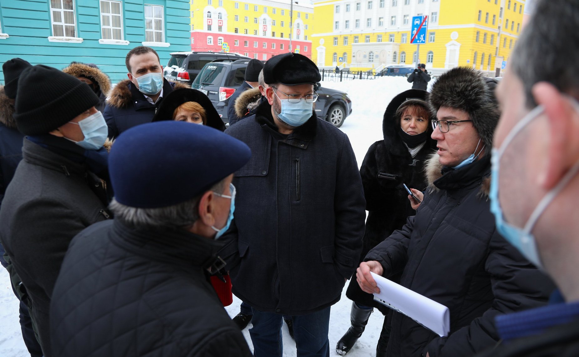 Олег Мельниченко провел осмотр объектов строительства и жилищно-коммунального хозяйства города Норильска