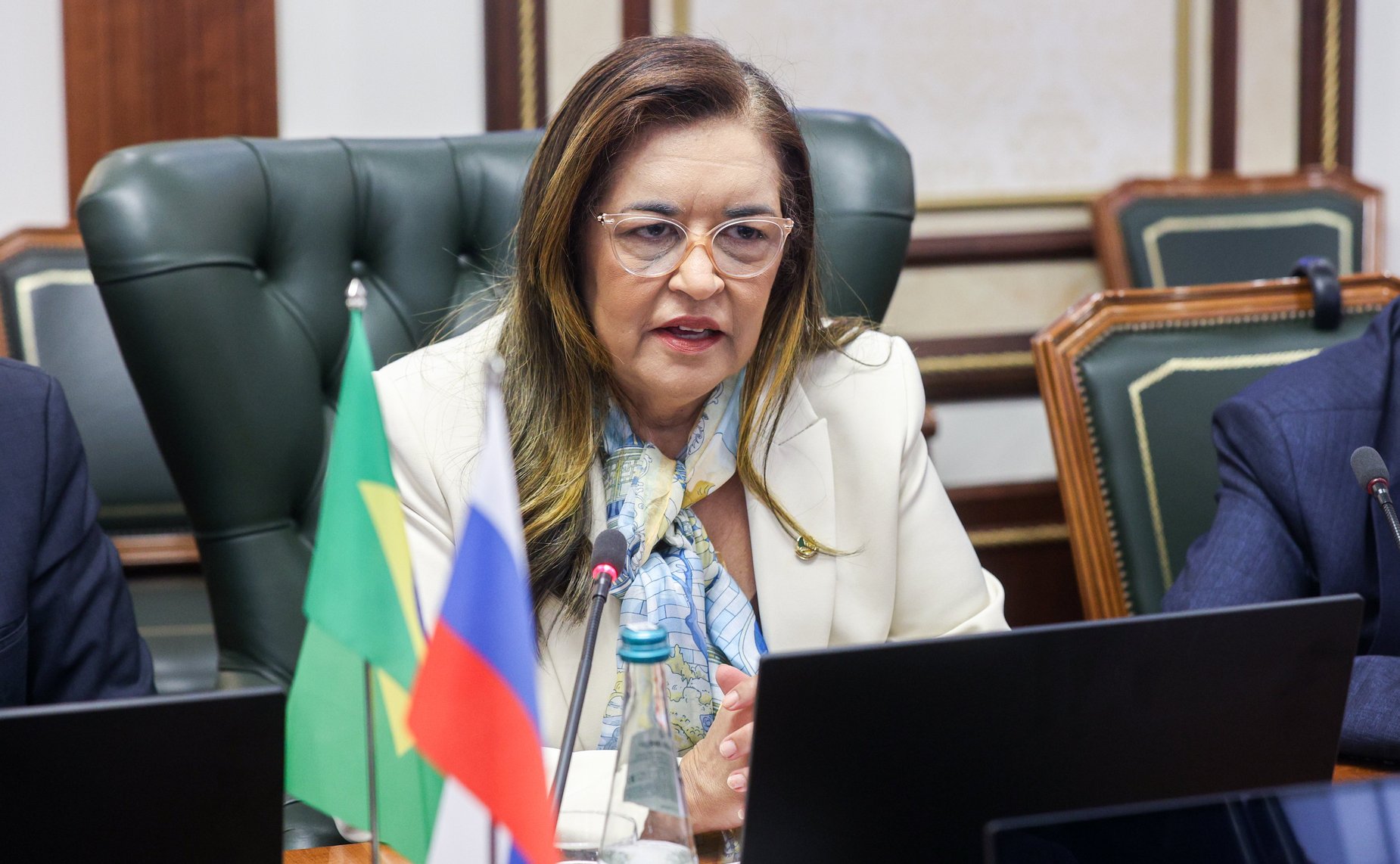 Сергей Рябухин провел встречу с делегацией Федерального сената Национального конгресса Федеративной Республики Бразилии. Делегацию возглавляет Эудосия Мария Оланда де Араужо Калдас