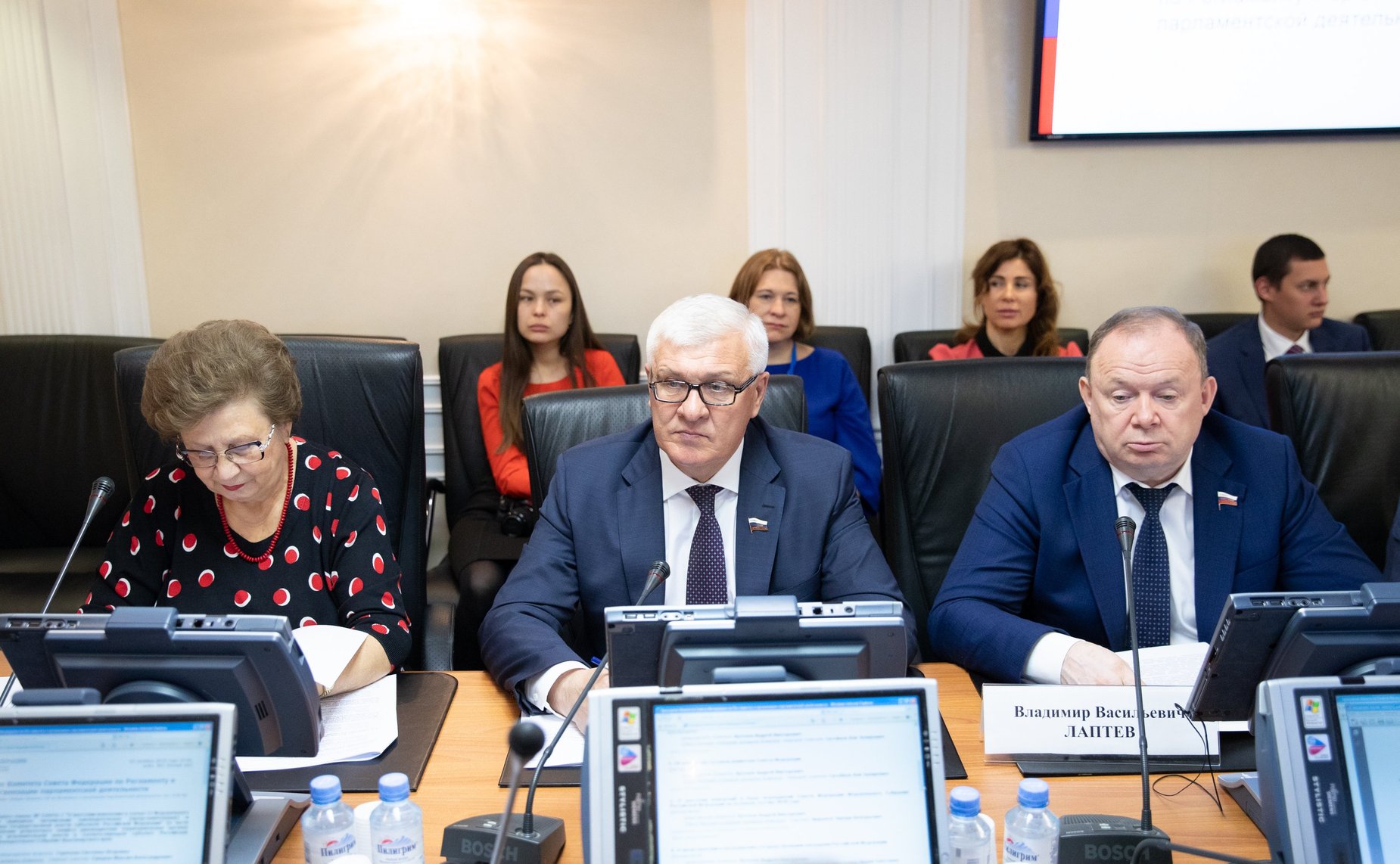 Заседание Комитета Совета Федерации по Регламенту и организации парламентской деятельности