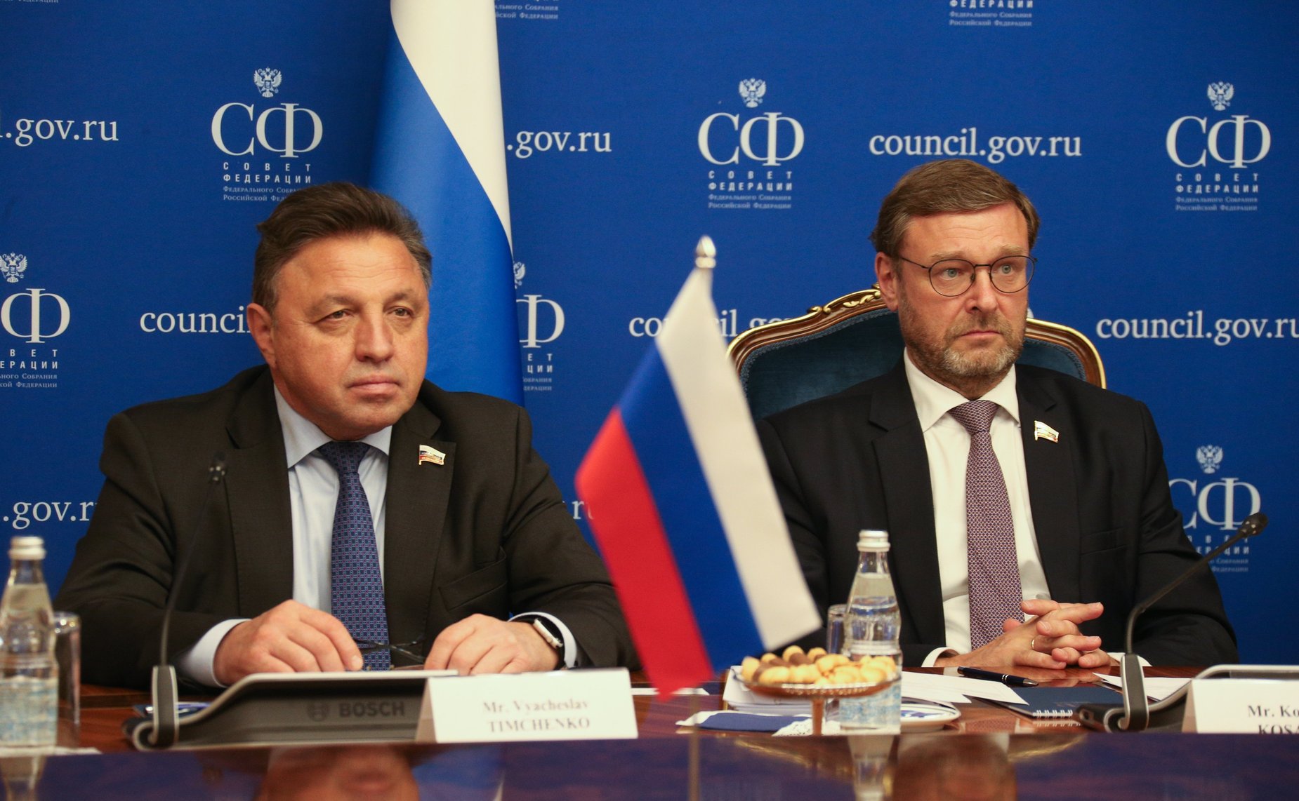 Совместное заседание группы по сотрудничеству СФ с Сенатом Французской Республики и группы дружбы Сената Французской Республики «Франция-Россия»