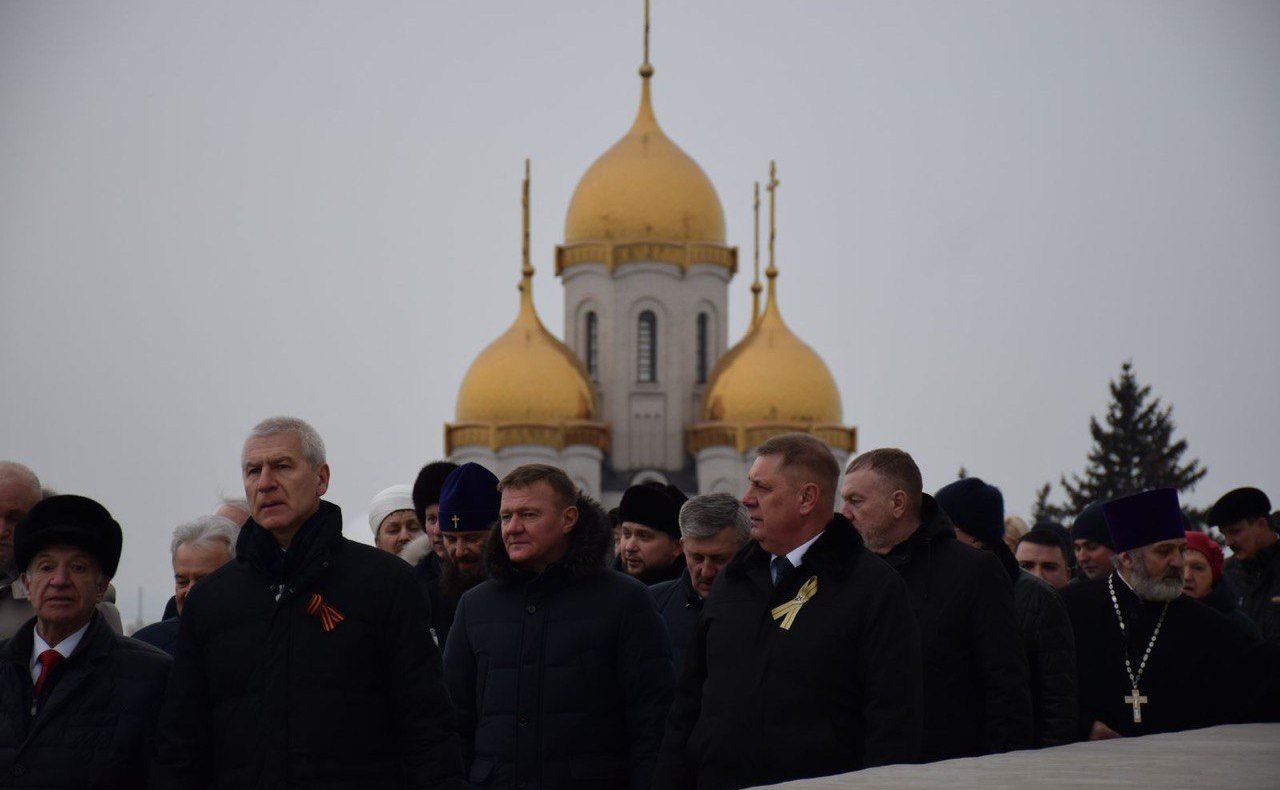 Николай Семисотов принял участие в торжественных мероприятиях, посвященных 80-летию победы Красной армии в Сталинградской битве