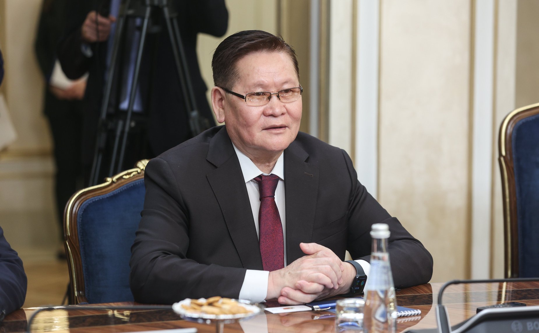 Валентина Матвиенко провела встречу с Председателем Великого Государственного Хурала Монголии Гомбожавыном Занданшатаром