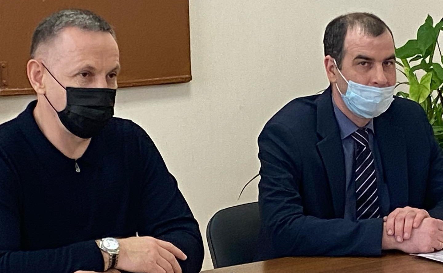 Олег Алексеев в ходе работы в регионе вместе с министром труда и социального развития Саратовской области Сергеем Егоровым осмотрели социальные объекты