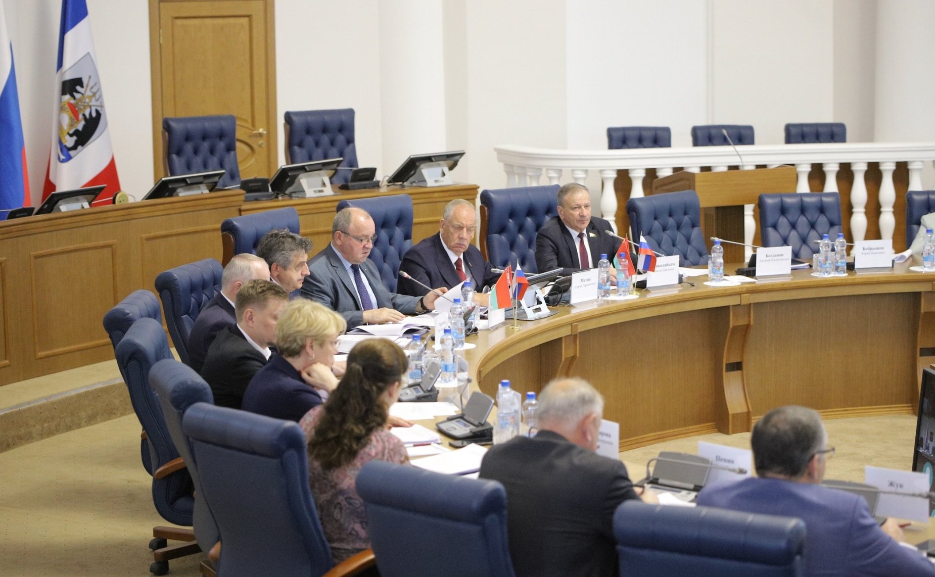 Сергей Митин принял участие в проведение совместного заседание трех комиссий Парламентского Собрания: по промышленности и торговле, бюджету, налогам, финансовому рынку и по экономической политике