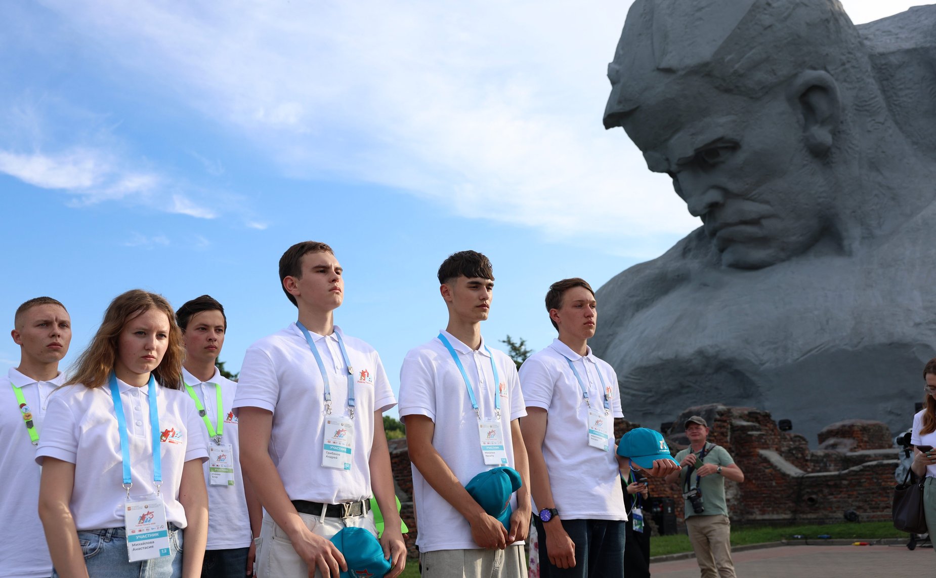 Культурно-образовательный проект «Поезд памяти». Брест. Торжественная церемония, посвященная началу маршрута проекта «Поезд Памяти»