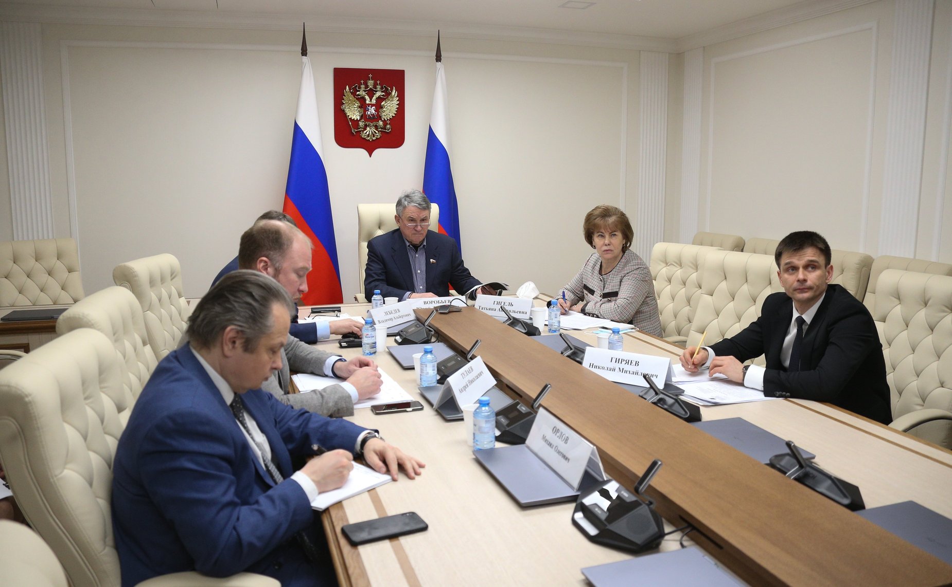 Участие заместителя Председателя СФ Юрия Воробьева в рабочем совещании с заместителем Председателя Правительства Викторией Абрамченко по вопросу развития лесного комплекса