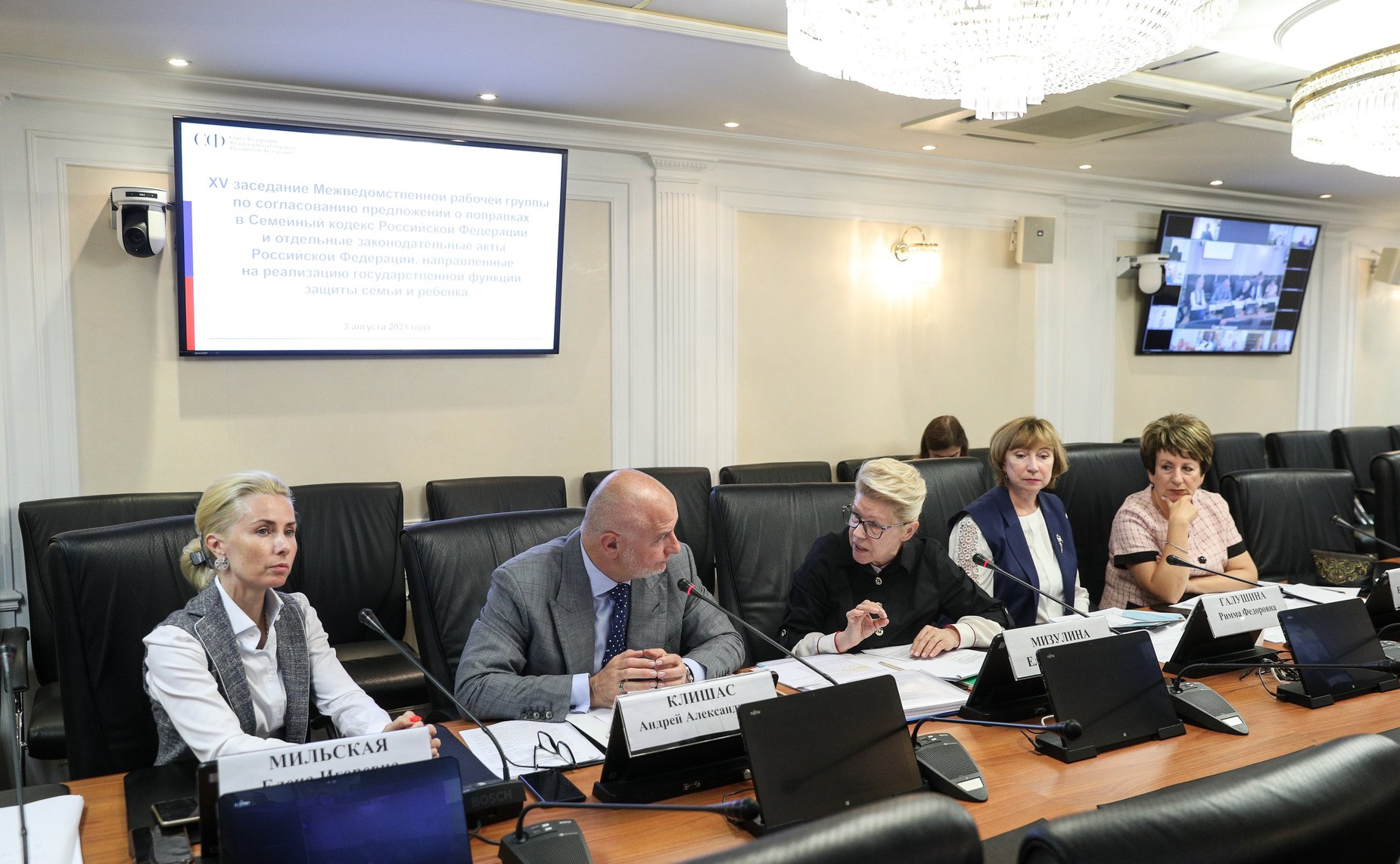 XV заседание Межведомственной рабочей группы по согласованию предложений о поправках в Семейный кодекс РФ и отдельные законодательные акты РФ, направленные на реализацию государственной функции защиты семьи и ребенка