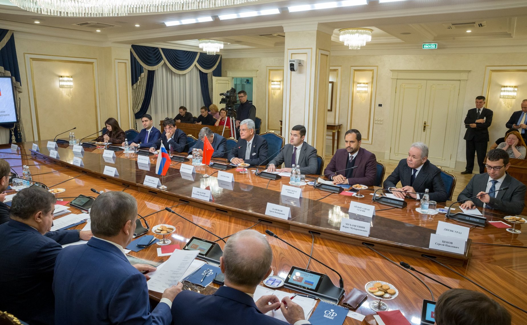 Совместное заседание Комитета СФ по международным делам и Комиссии по международным делам Великого Национального Собрания Турции