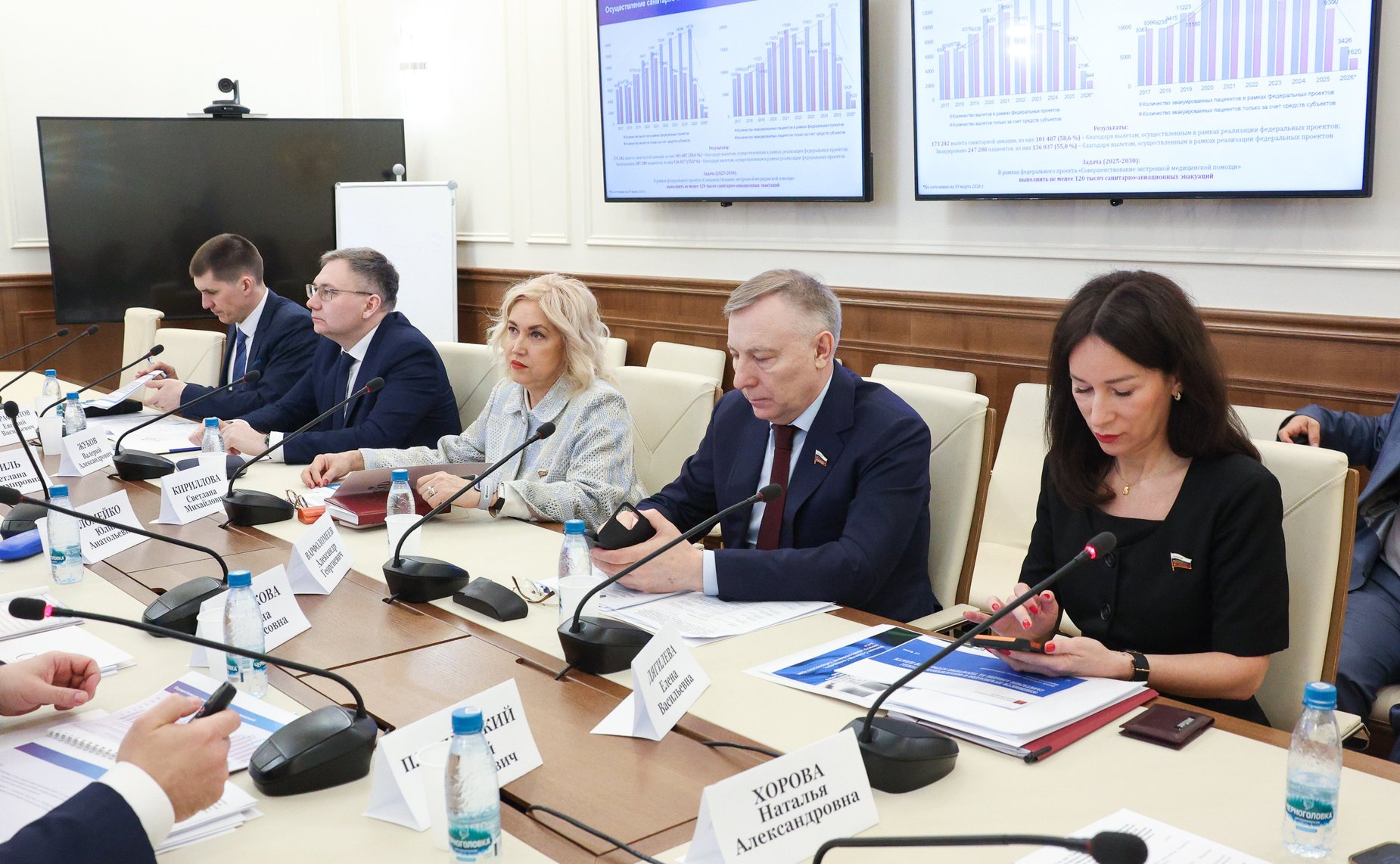 Совещание по вопросам финансового обеспечения авиационных услуг (санитарной авиации) для оказания скорой медицинской помощи жителям Дальнего Востока и Арктики