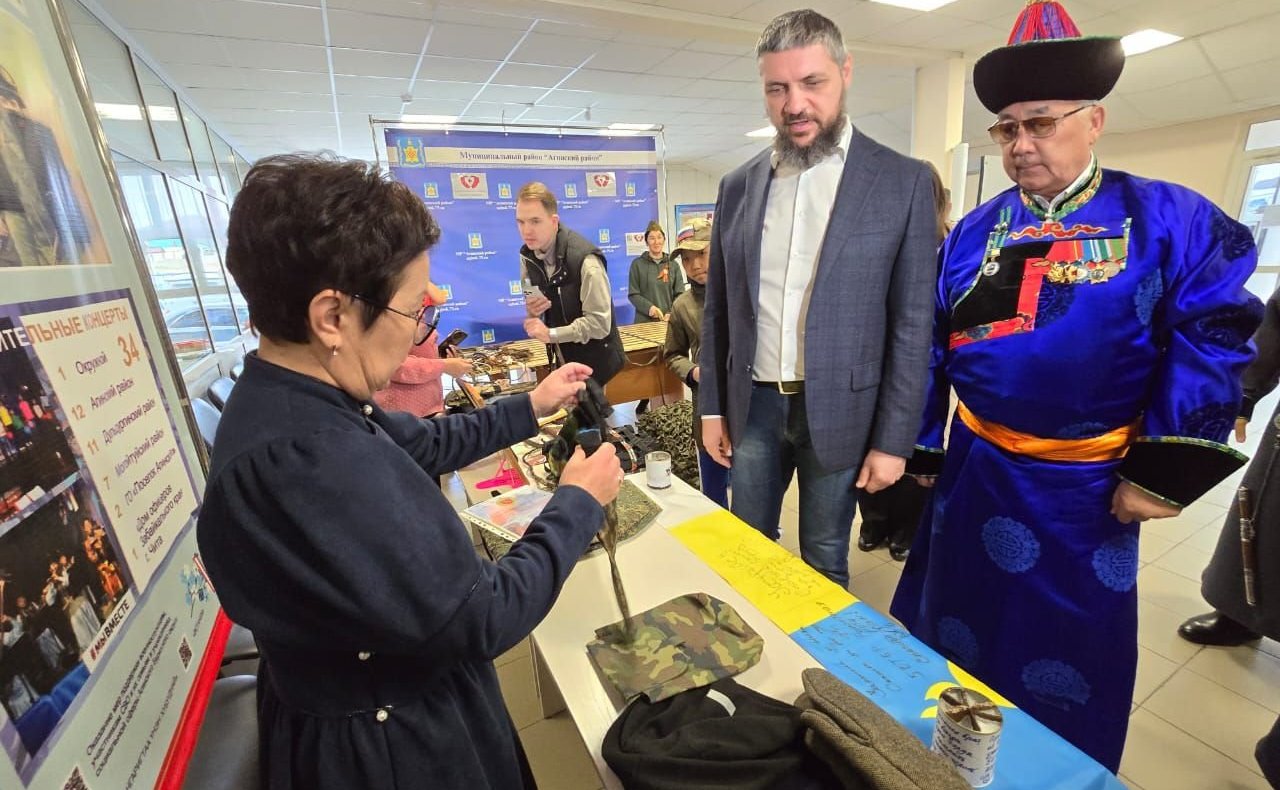 Баир Жамсуев в регионе принял участие в торжественных мероприятиях, посвященных 79-й годовщине Великой Победы