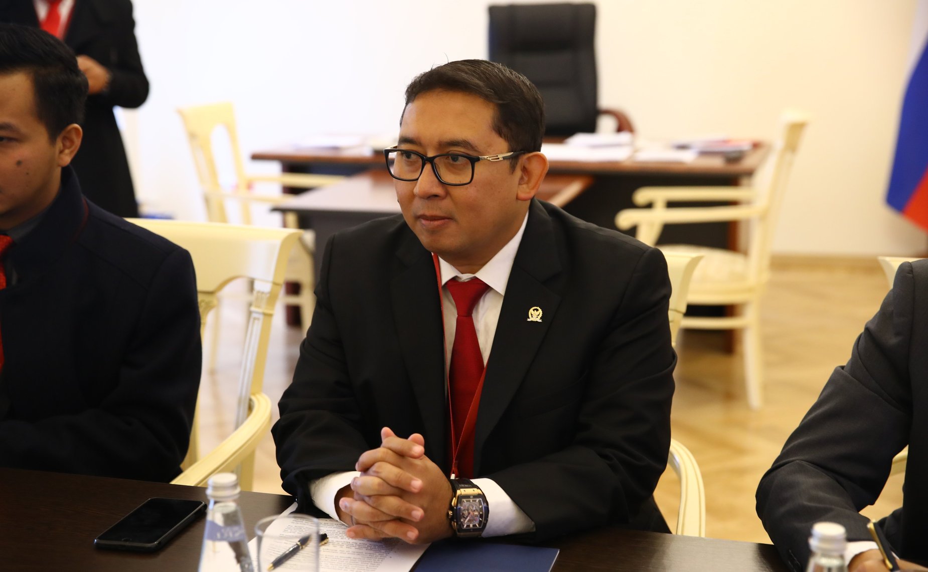 Встреча И. Умаханова с членом Конгресса Индонезии Ф. Зоном