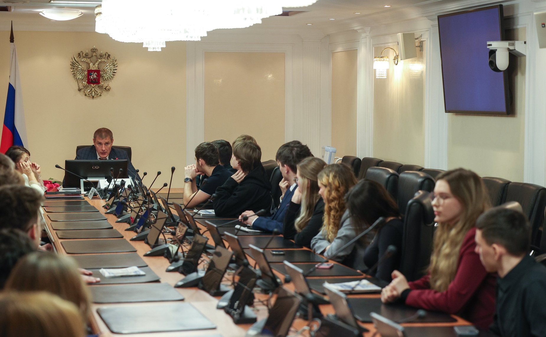 Рабочая встреча Олега Земцова со студентами и преподавателями Института экономики, управления и права ГАОУ ВО города Москвы «Московский городской педагогический университет»