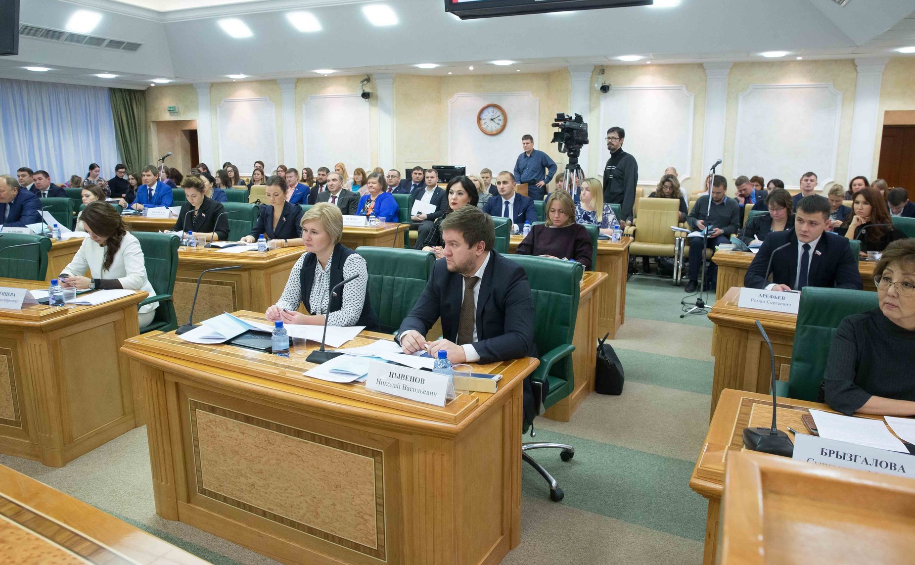 Расширенное заседание Палаты молодых законодателей при СФ