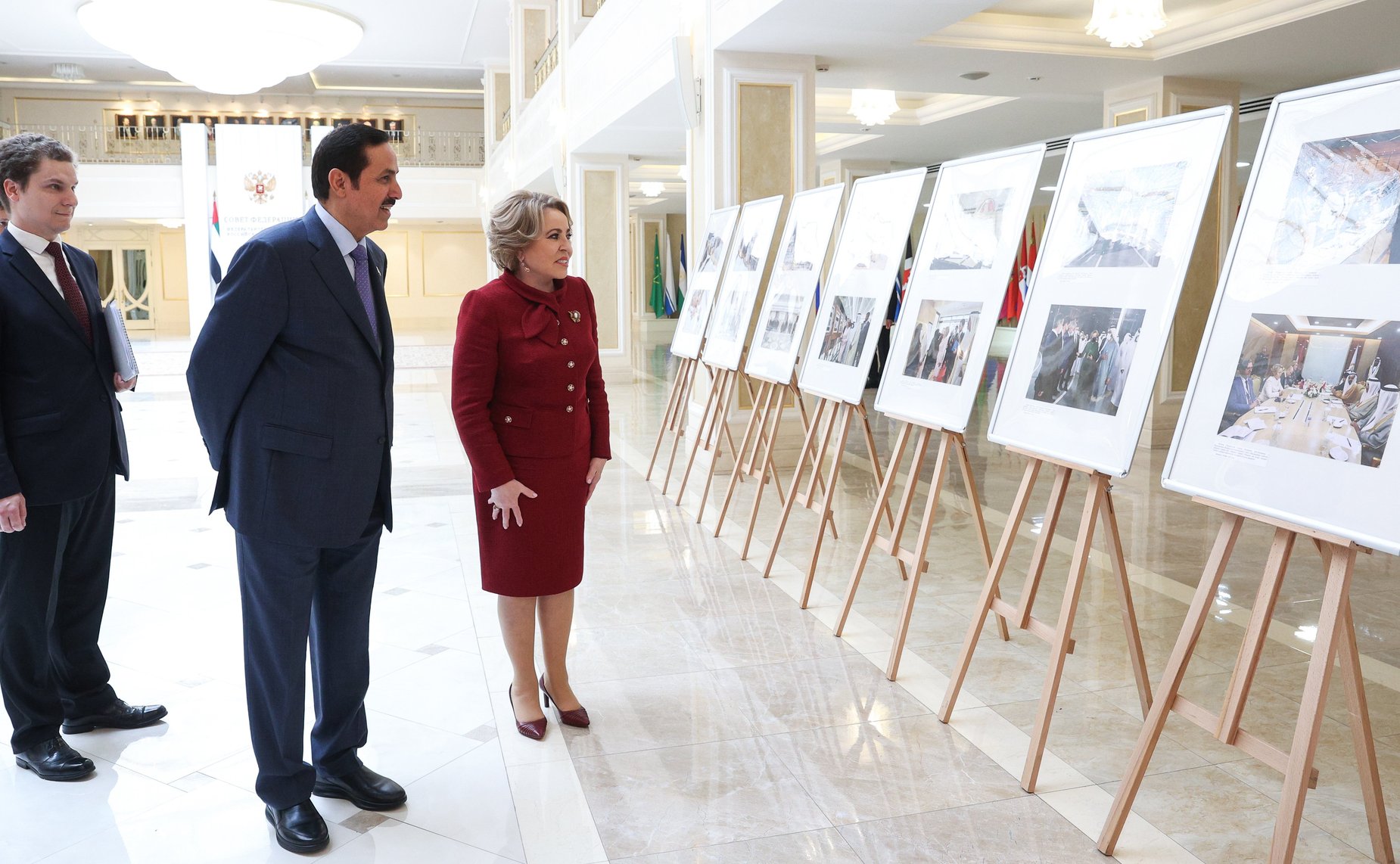 Встреча Председателя Совета Федерации Валентины Матвиенко с Председателем Федерального национального совета Объединенных Арабских Эмиратов