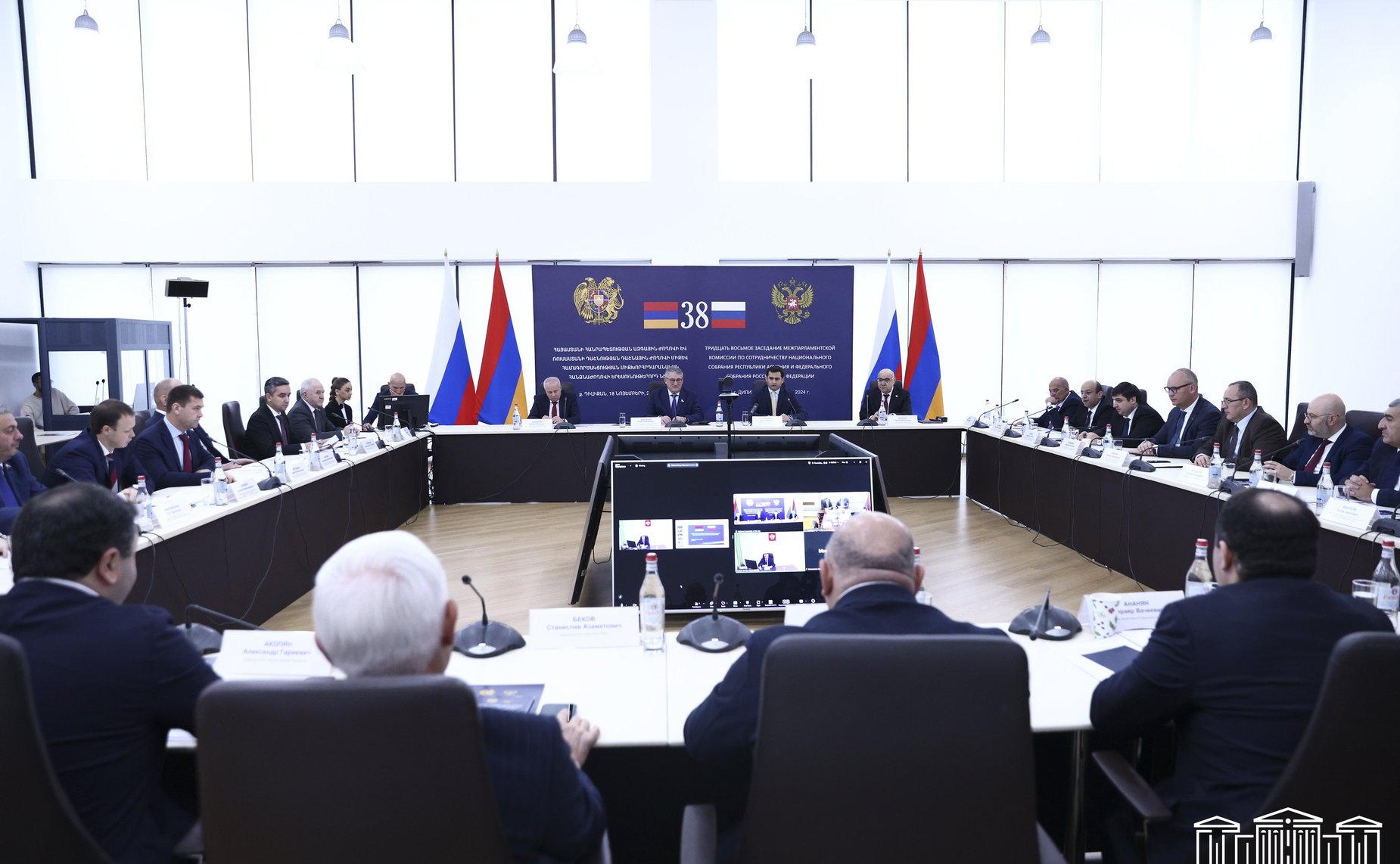 Сенаторы приняли участие в работе 38-го заседания Межпарламентской комиссии по сотрудничеству Федерального Собрания РФ и Национального Собрания Республики Армения