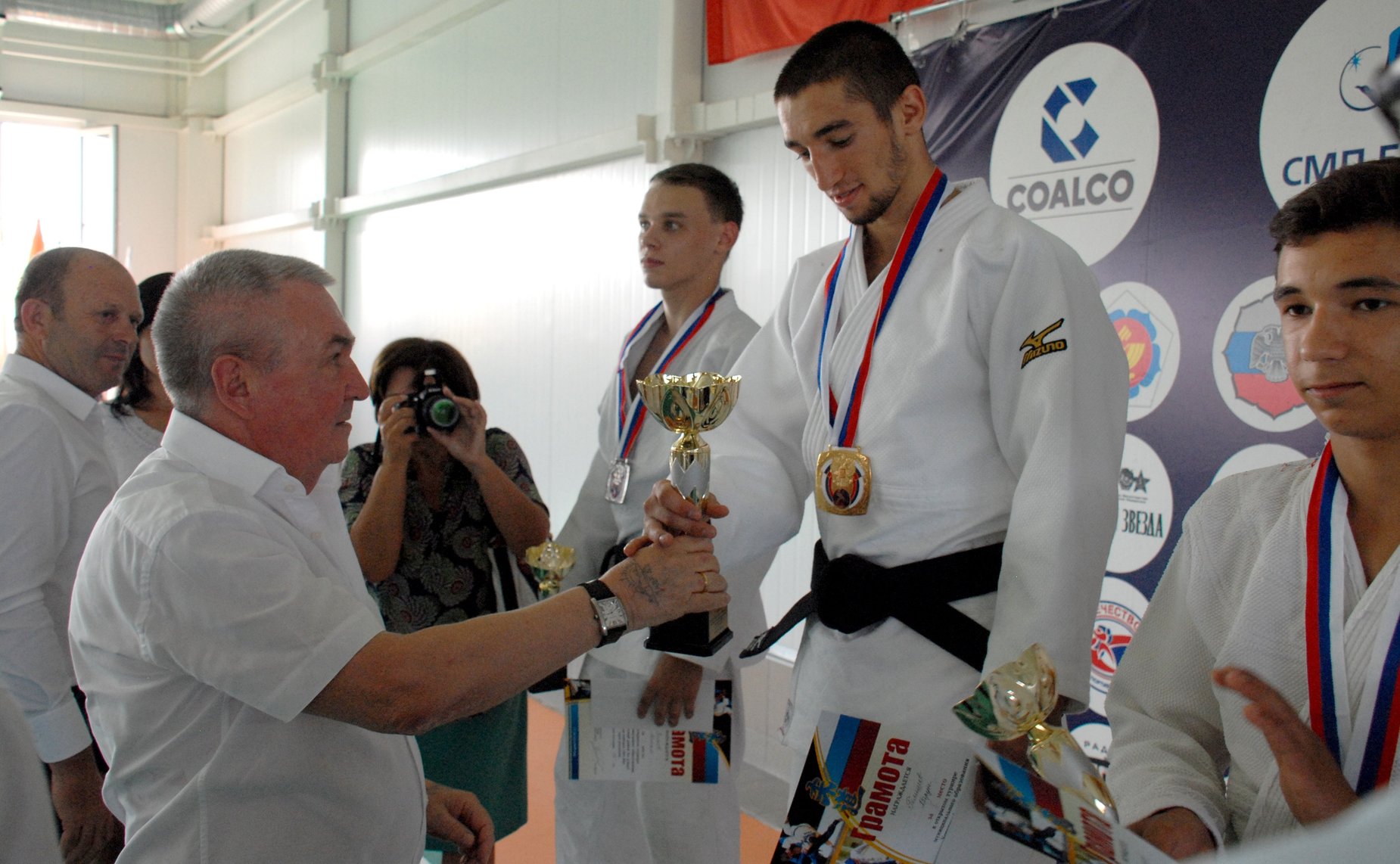 В Борцовском зале аула Урупского состоялся открытый турнир муниципального образования Успенский район по дзюдо