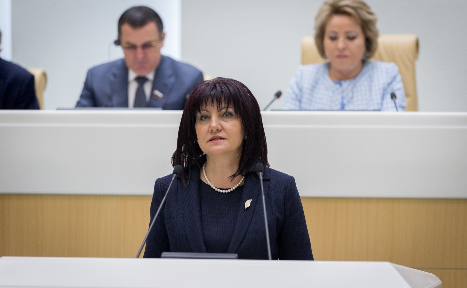 Председатель Народного Собрания Республики Болгарии Цвета Караянчева