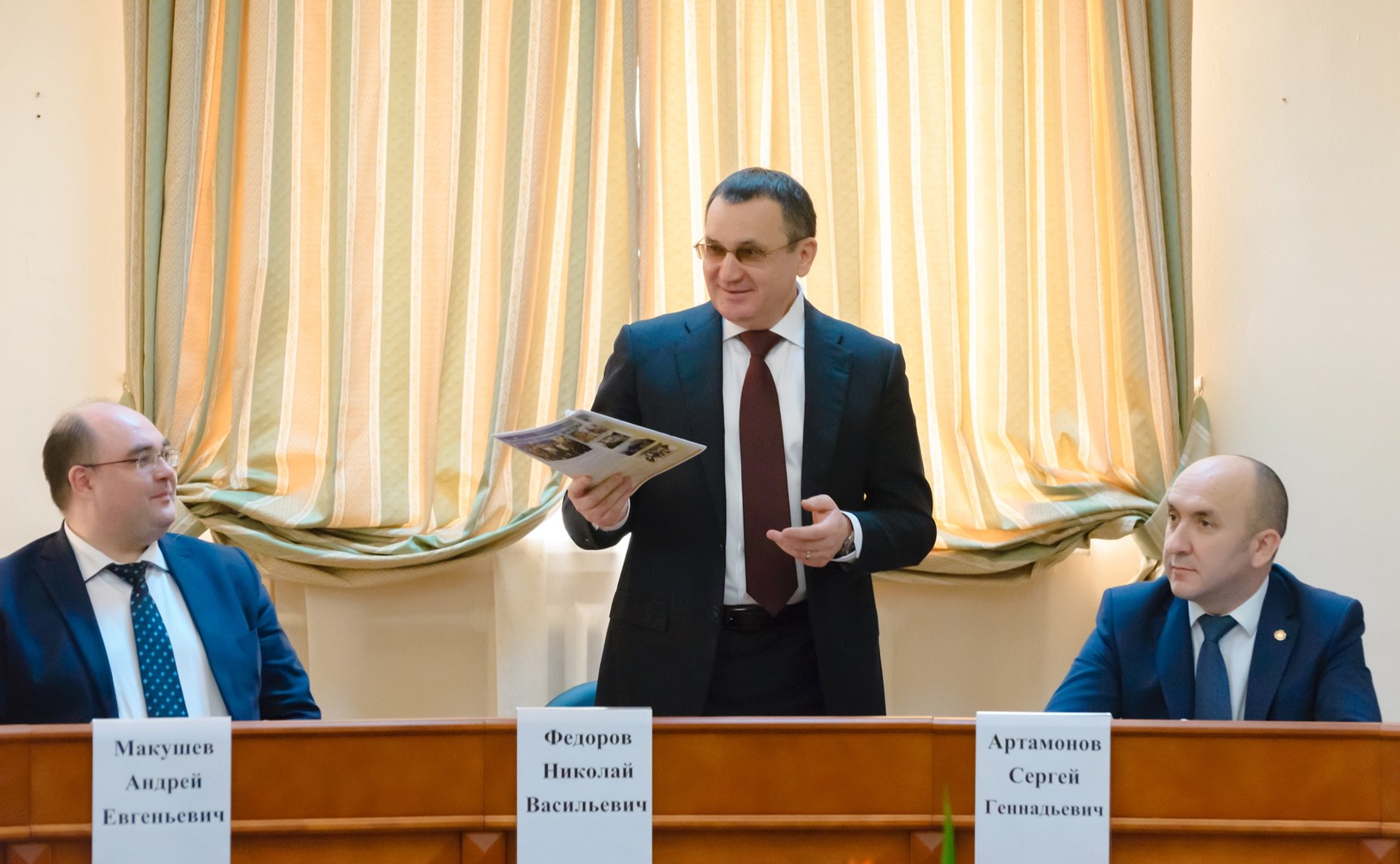 Встреча Н. Федорова со студентами и преподавателями Чувашской государственной сельскохозяйственной академии