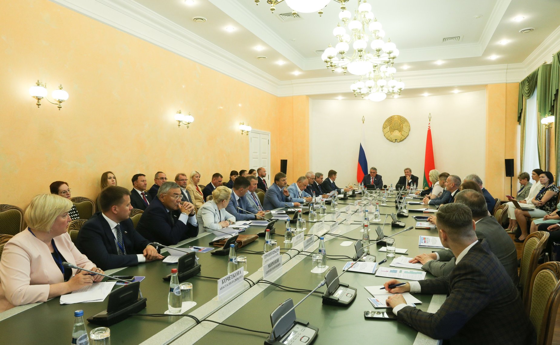Девятое заседание Межпарламентской комиссии Совета Республики Национального собрания Республики Беларусь и Совета Федерации по межрегиональному сотрудничеству