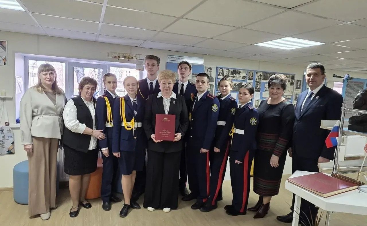 Ольга Бас посетила Луганский учебно-воспитательный комплекс имени летчика-космонавта Г.Т. Берегового