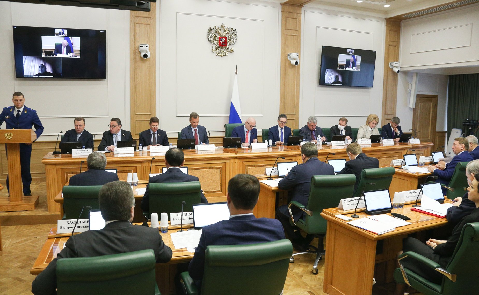 Совместное заседание Комитета СФ по конституционному законодательству и государственному строительству с Комитетом СФ по обороне и безопасности, Комитетом СФ по федеративному устройству, региональной политике, местному самоуправлению и делам Севера