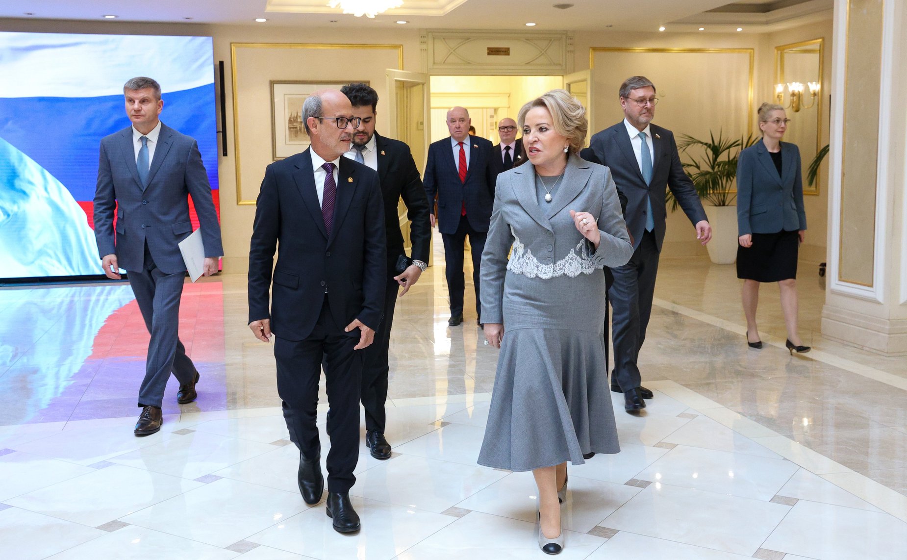 Валентина Матвиенко провела встречу с Председателем Парламента стран Латинской Америки и Карибского бассейна (ПАРЛАТИНО) Роландо Мигелем Гонсалесом Патрисио