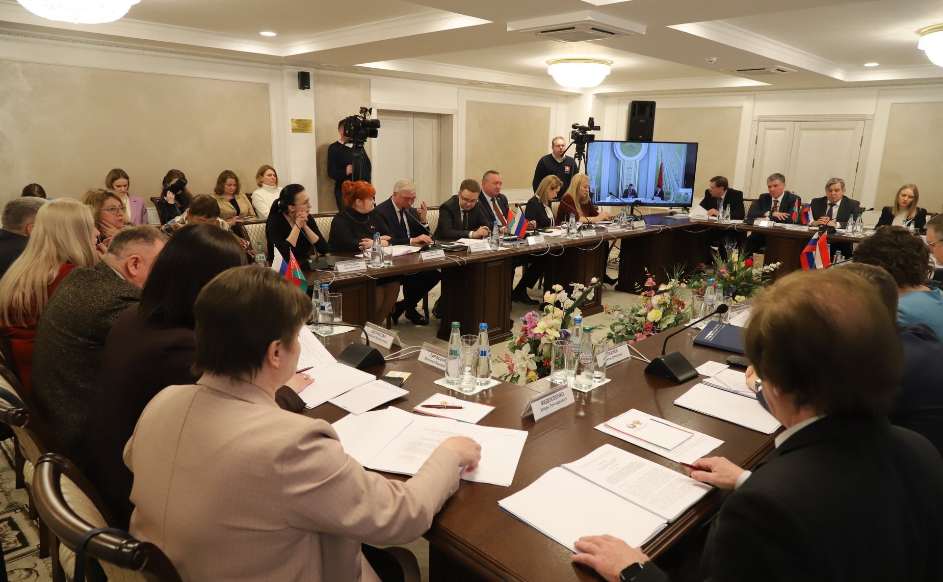 Маргарита Павлова в рамках деятельности Депутации СФ в Парламентской делегации РФ в Парламентском Собрании Союза Беларуси и России приняла участие в заседании Комиссии Парламентского Собрания по информационной политике