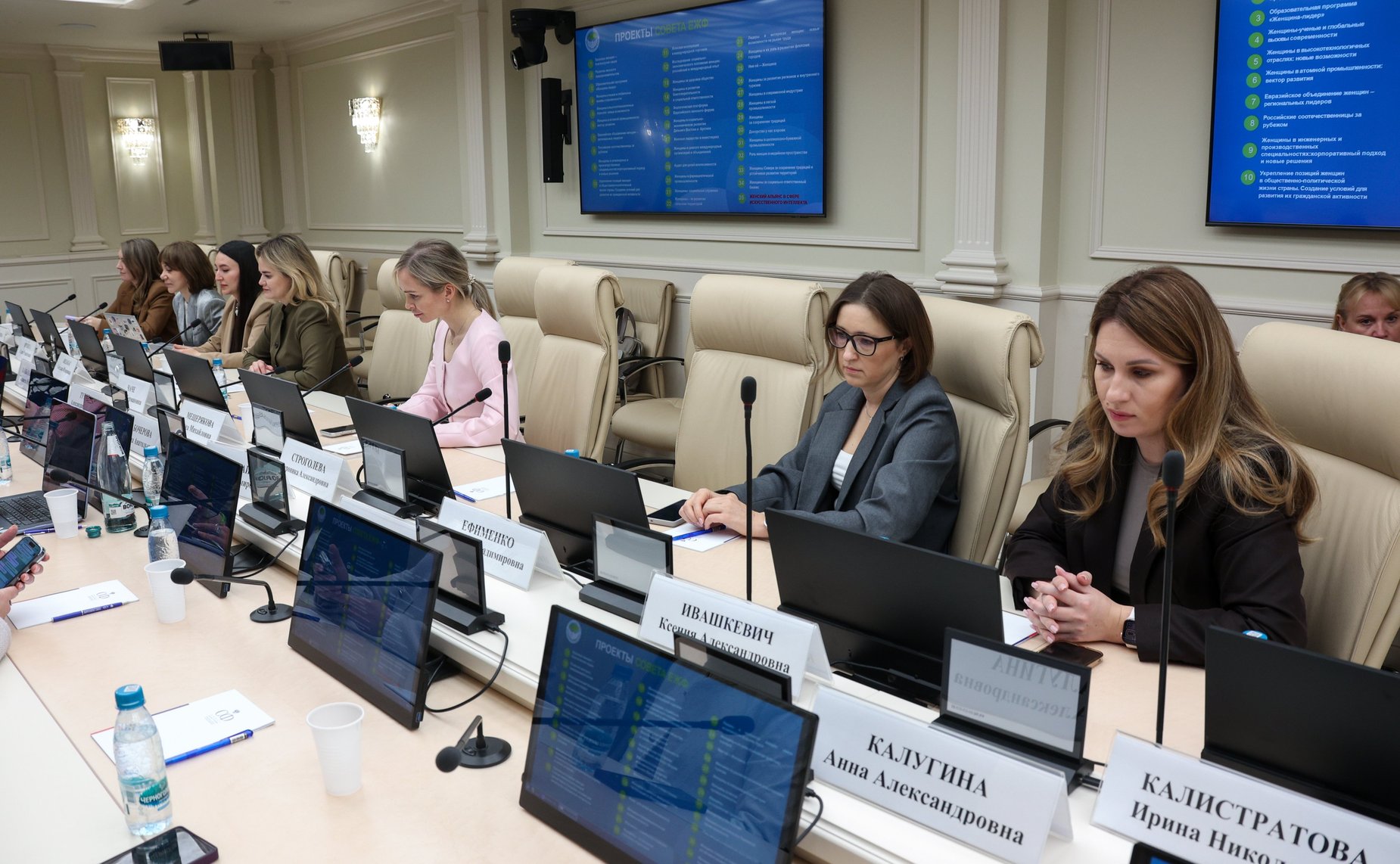 Рабочее совещание актива проекта Совета ЕЖФ «Женский альянс ИИ»