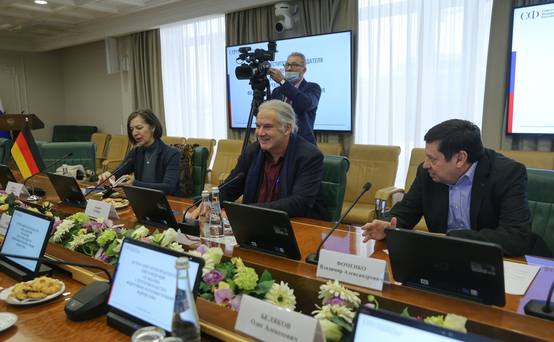 Константин Косачев провел встречу с депутатом Бундестага Федеративной Республики Германия, представителем фракции «левых» в Парламентской ассамблее Совета Европы Андреем Хунко