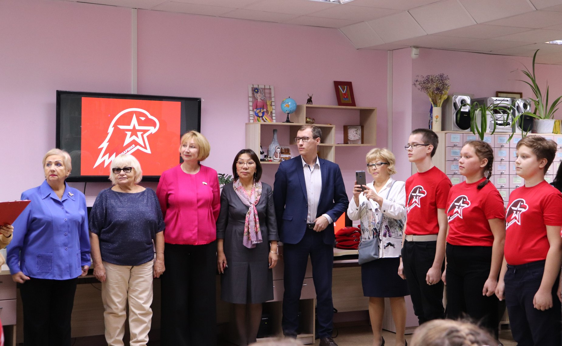 Римма Галушина приняла участие в посвящении новых участников«Юнармии»