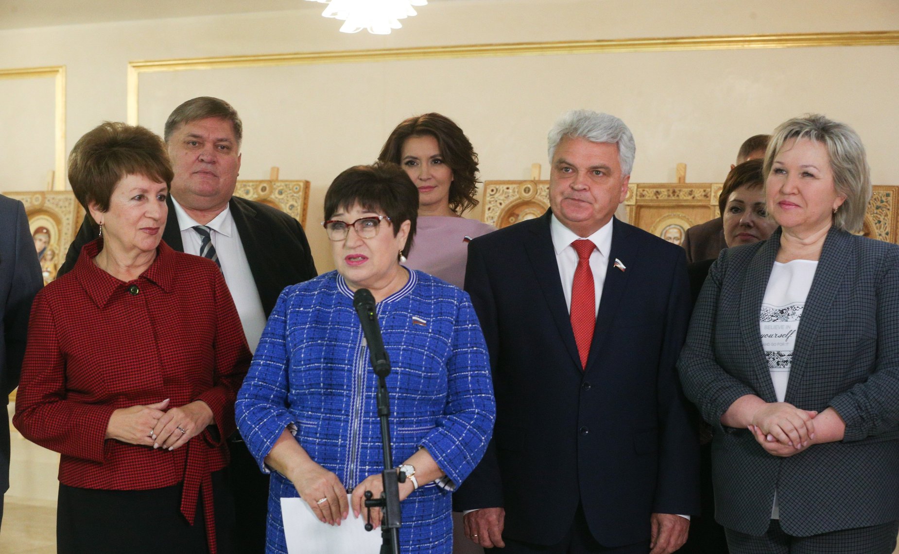 В Совете Федерации открылась выставка «Адмирал Ушаков и небесные покровители Армии и Флота России»