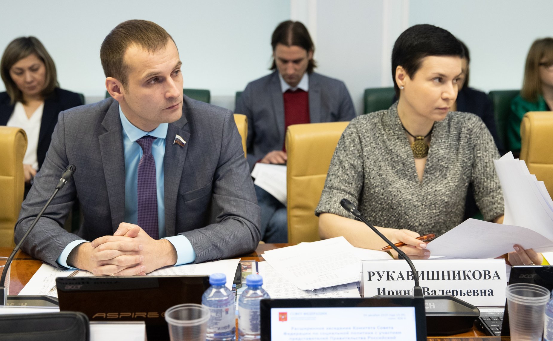 Сергей Леонов и Ирина Рукавишникова