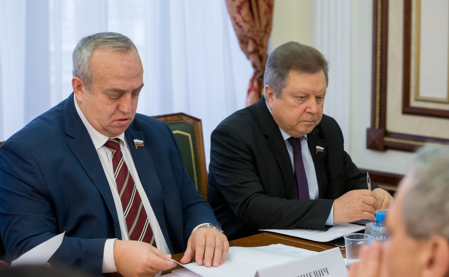 Ф. Клинцевич и Е. Серебренников