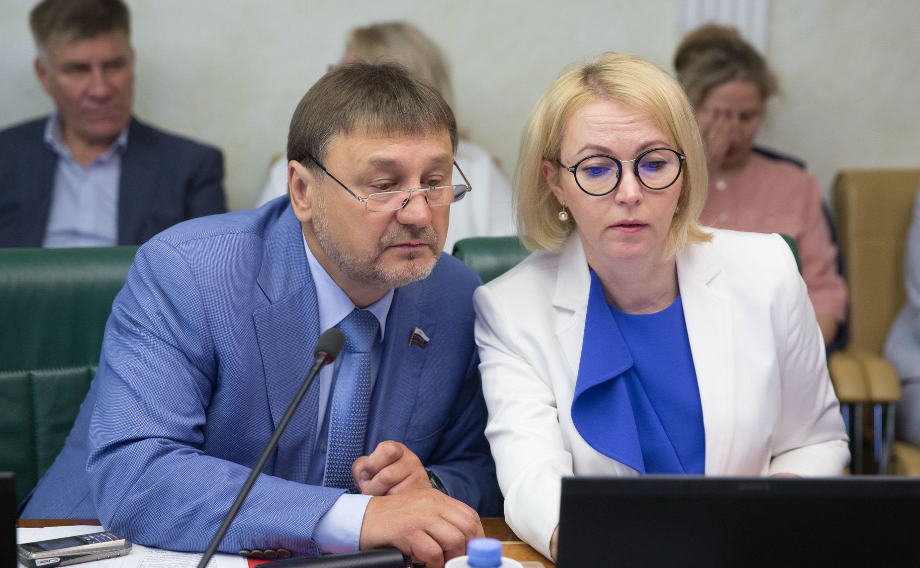 Владимир Лебедев и Ирина Гехт