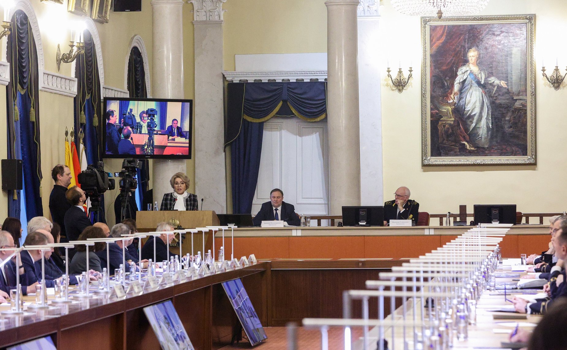 Председатель Совета Федерации Валентина Матвиенко выступила на заседании Учёного Совета Санкт-Петербургского горного университета императрицы Екатерины II, посвященном 250-летию учебного заведения