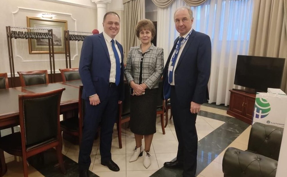 Татьяна Гигель приняла участие в церемонии открытия 33-й международной выставки «Мебель-2022» в московском «Экспоцентре»