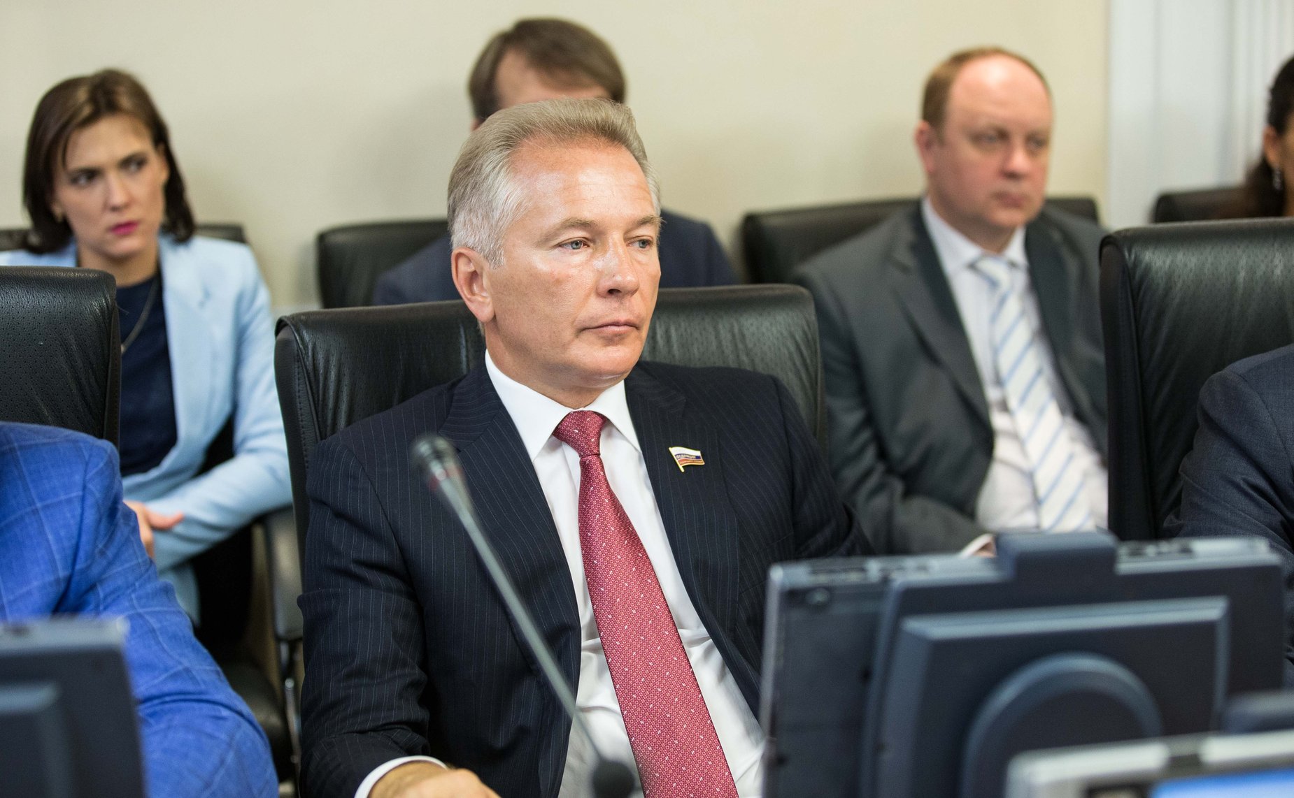 Заседание Комитета Совета Федерации по международным делам Пономарев